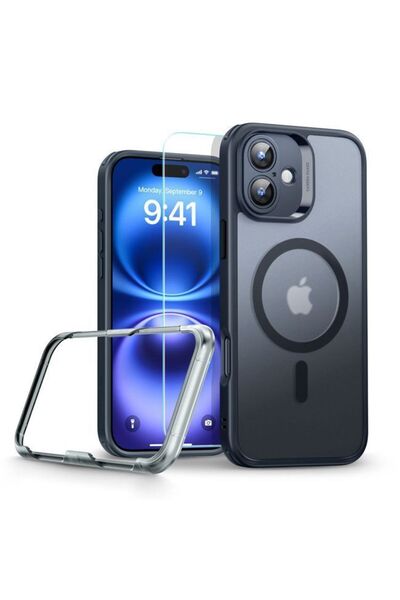 ESR Full Protection Pro Set Classic HaloLock MagSafe Frosted Black iPhone 16