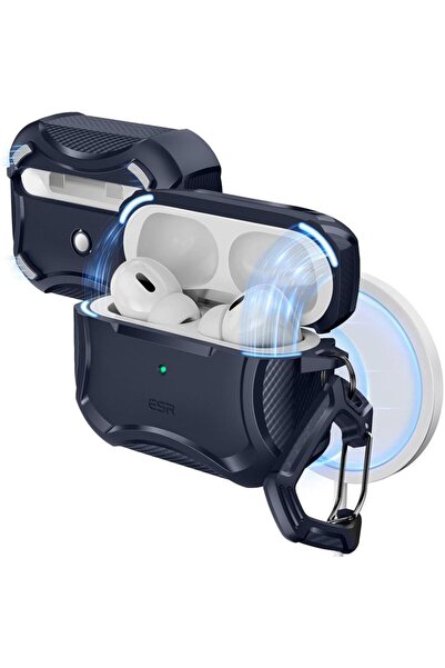 ESR Θήκη AirPods Pro 1/2 Cyber Armor Case Blue (Magsafe Compatible)