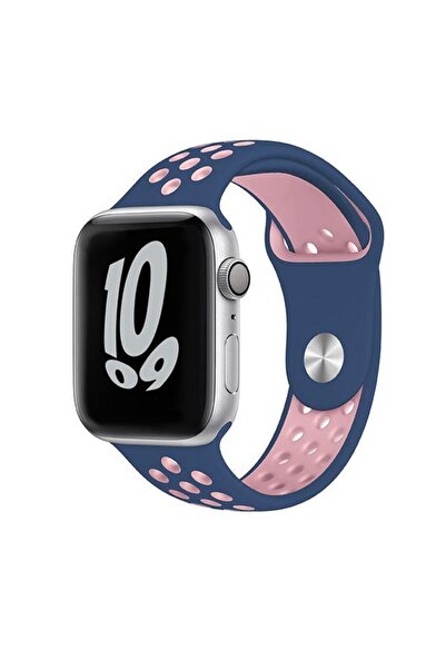 Orso Oriental Blue/Pink Sport Silicone Λουράκι Apple Watch 44/45/46/49mm