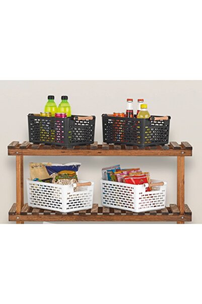 naturelove Καλάθι με καπάκι 6 τεμαχίων, οργανωτής πολλαπλών χρήσεων για ντουλ...