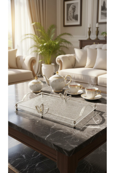 Generic An elegant and versatile serving tray for hospitality