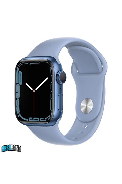 Orso Misty Blue Silicone Λουράκι Apple Watch 44/45/46/49mm