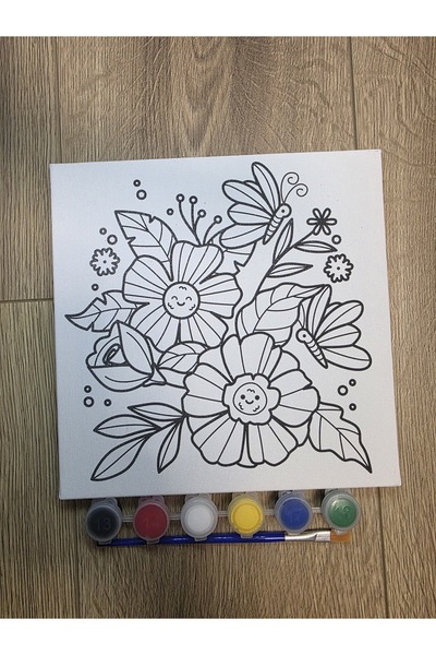 Ahi Shop BOYAMA TUVALİM 20X20CM ETKİNLİK VE ANI TABLOSU