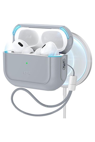 ESR Θήκη AirPods Pro 1/2 Orbit Hybrid Case Grey (MagSafe Compatible)