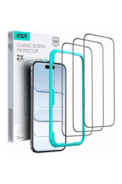 ESR Classic Tempered Glass iPhone 17/16 Pro (3-Pack)