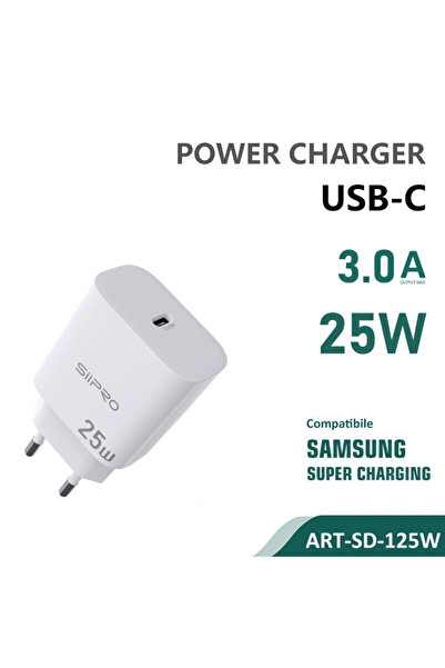 SiPro Siipro 25W PD USB-C Fast Charger White (SD-125W)