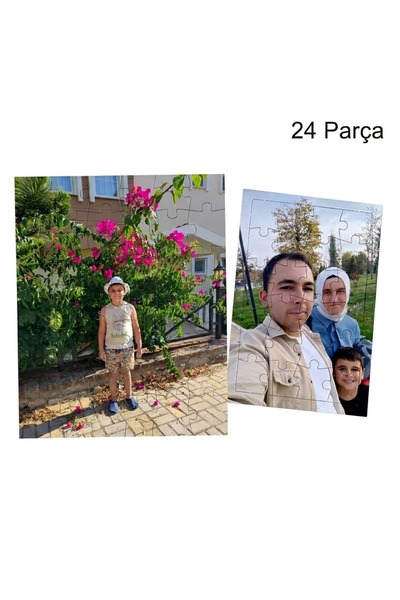 Miracix Kişiye Özel A5 Puzzle 24 Parça – Fotoğraflı Özel Tasarım Hediye