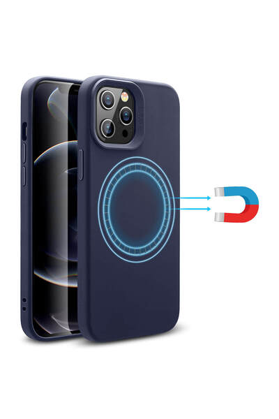 ESR iPhone 12/12 Pro Cloud HaloLock MagSafe Case Midnight Blue