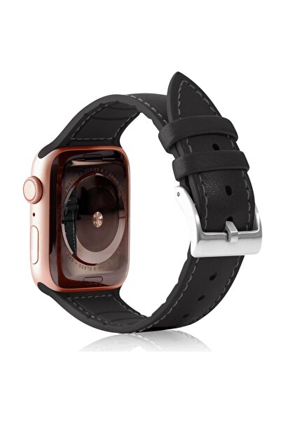 Other Stoband Hera Genuine Leather Λουράκι Black Apple Watch 38/40/41/42mm Se...