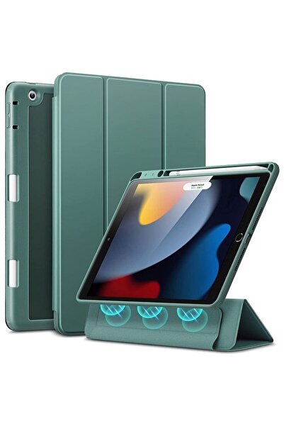 ESR Rebound Hybrid Pro Pencil Holder Frosted Green iPad 10.2 2019/2020/2021