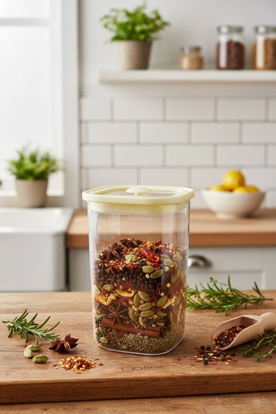 Luca Mia Fresca Jr Vacuum Glass Storage Container 1400 ml – Airtight, Leak-Pr...
