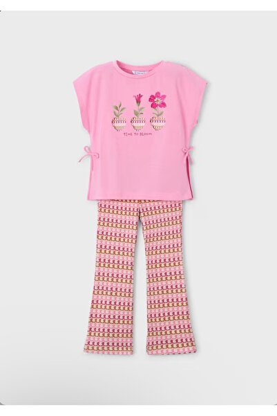 MAYORAL Li̇mi̇ Girl's Soft, Flexible Textured Tights Set