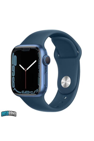 Orso Deep Blue Silicone Λουράκι Apple Watch 44/45/46/49mm