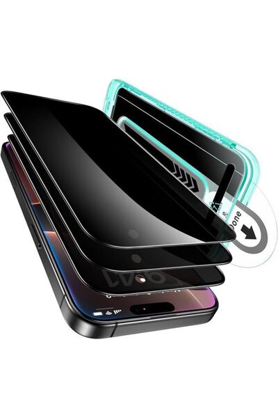 ESR Premium Quality Privacy Tempered Glass iPhone 16 Pro Max (3-Pack With Fla...