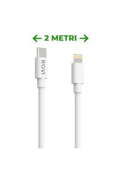 ROVİ USB-C to Lightning Cable 2M 20W White