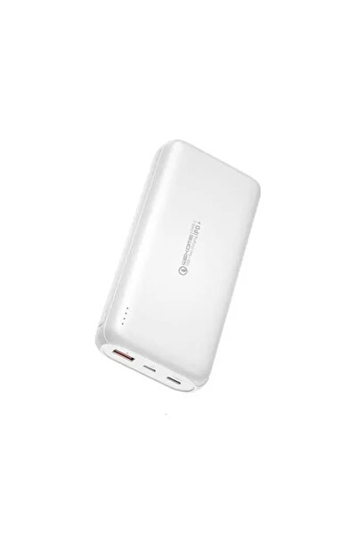 wekome 1x PD USB-C 1x QC 3.0 PowerBank 10000mAh White 20W (WP-187)