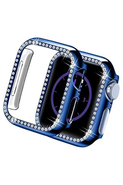 Orso Θήκη Hard Diamonds Blue Apple Watch 45mm