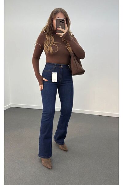 MAY JEAN Women's Spanish Leg Jean Pants