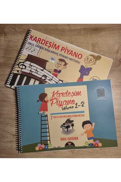 Yurtrenkleri Yayınevi Kardeşim Piyano Volume 1-2 , Kaedeşim Piyano Okul Öncesi Başlangış Piyano Metodu ( 2'li SET )
