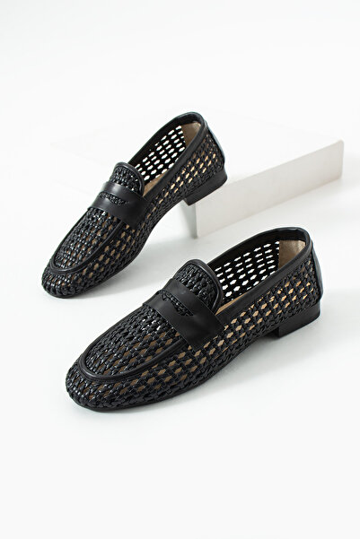 dericia shoes حذاء لوفر نسائي مريح للاستخدام اليومي من الجلد الطبيعي باللون ا...