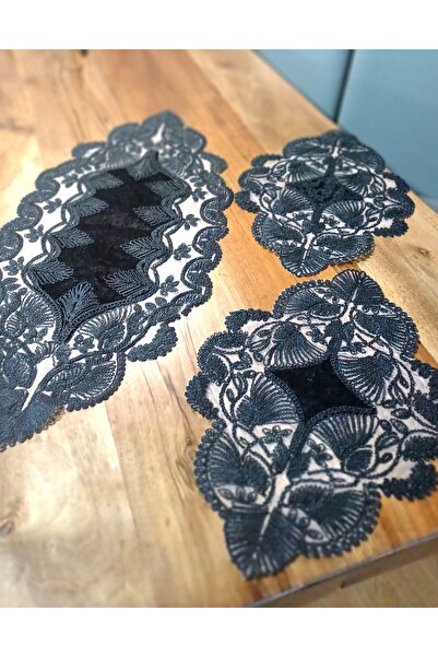 Neweste Σετ τραπεζιών σαλονιού 3 τεμαχίων, τραπεζάκι σαλονιού, κάλυμμα κονσόλ...