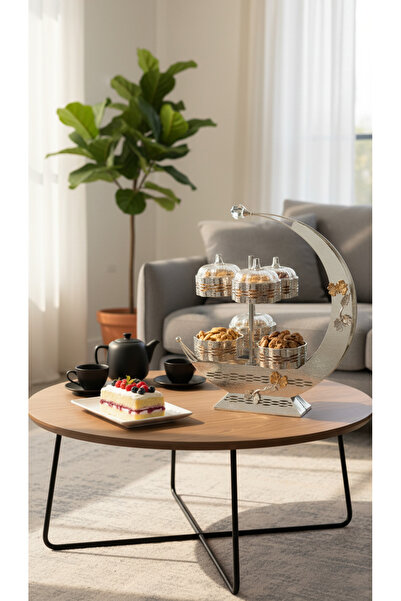 Generic Elegant Dessert and Nut Serving Tray Set