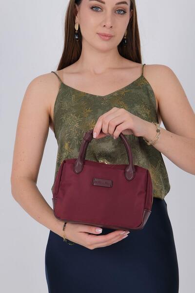 Silver Polo Sp1224 Women's Handbag Claret Red