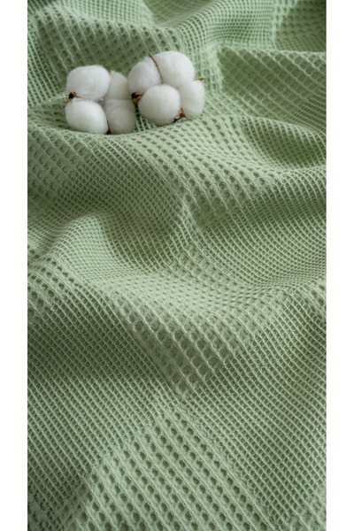 Comfort Craft غطاء سرير مزدوج عصري منسوج مربع الشكل - غطاء سرير من القطن المر...