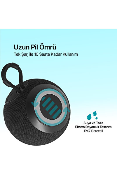 Ttec 2BH15S Ttec Bomb Taşınabilir Kablosuz Bluetooth Hoparlör