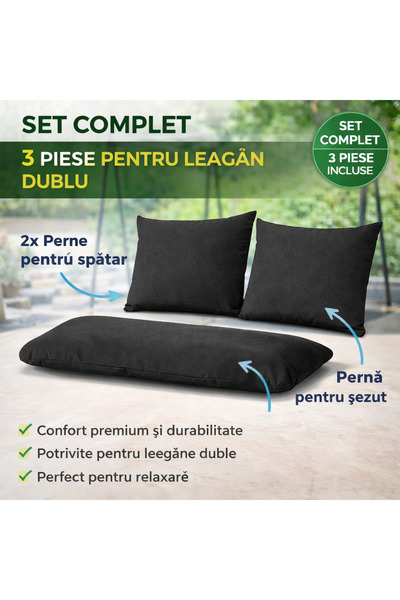 Gardlov Μαξιλάρι για διπλή κούνια 110x62x12 εκ. πολυεστέρας βαμβάκι αδιάβροχο...