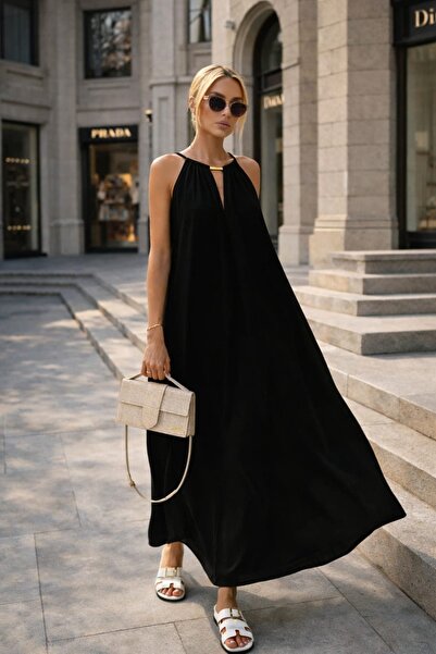dshee woman AURA HALTER YAKA ELBİSE
