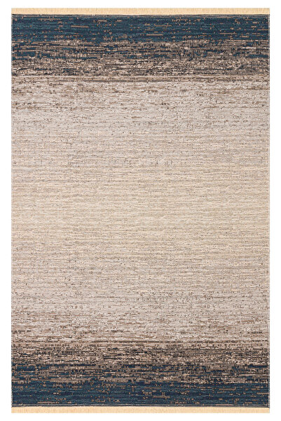 EKO HALI Kutnu Kilim KTN 01 Marine Beige Modern Ombre Renk Geçişli Yıkanabilir Çift Taraflı Kilim