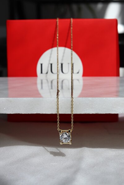 LUUL ATELIER XUPING Basic 14K Gold Baget Çelik Zincir Kolye