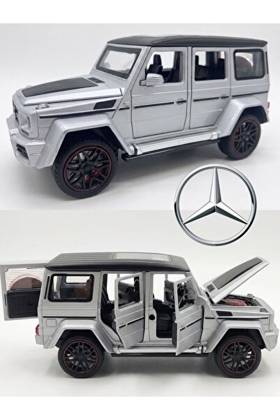 afreyz oyuncak Mercedes G Jip Diecast Metal Araba Model Araba 1:22 Sesli Işık...