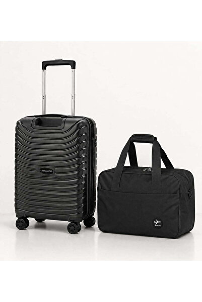 OEM Set troler PP cu cabină 55x40x23 și geantă 40x30x20 cu curea de agățat pe...