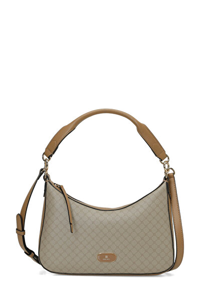 Nine West CLARAMAE NGL574873 6FX Καφέ Γυναικεία Τσάντα Χιαστί