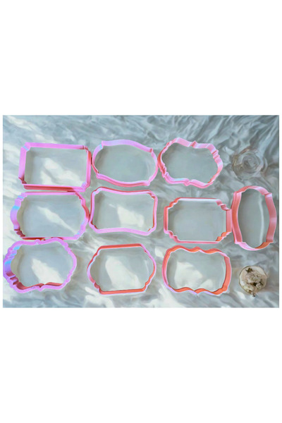 CESTOPİENO 10'Lu Frame Set Dough Sculpting / Cookie / Ceramic / Polymer Mixed...