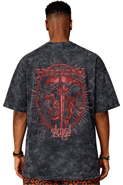 SEVBANO Tricou Megadeth Lamb Of God Rock Metal Music Band, imprimat pe spate,...