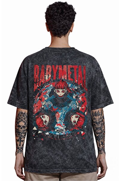SEVBANO Σχέδιο Babymetal Rock Metal Music Band Μπλουζάκι με στάμπα στην πλάτη...