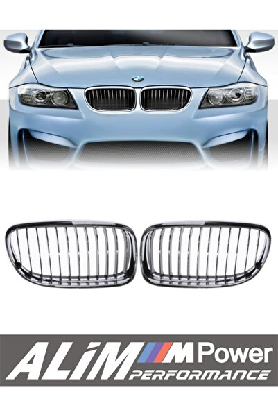 CarStore BMW 3 Series E90 (LCI) (2008–2011) Full Krom Ön Böbrek Panjur Seti (...