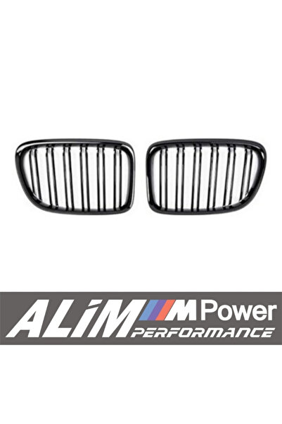CarStore BMW X1 E84(11-16) Piano Black Çift Çıtalı Panjur Ön Panjur Böbrek Se...