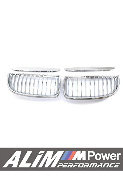 CarStore BMW 3 Series E90 (2005–2008) Full Chrome Eyebrow Ön Böbrek Panjur Se...