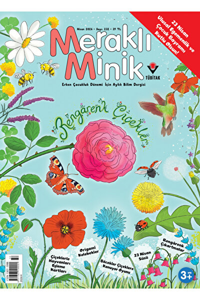 Tübitak Yayınları Meraklı Minik Dergi Nisan 2026 (3-6 yaş)