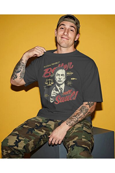 COMVİCHO Saul Goodman Printed T-Shirt