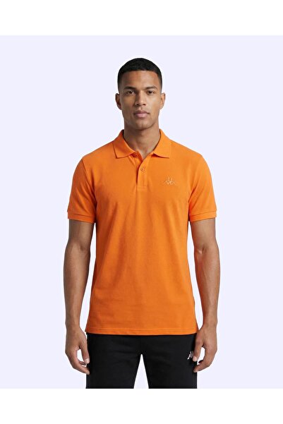Kappa Fausto Erkek Koyu Turuncu Regular Polo Yaka Tişört