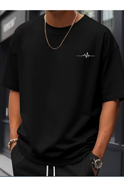 LİNA06 Men'S Short-Sleeve T-Shirt with a Small Patterned Print, Perfect As a ...