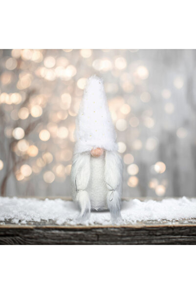 OEM Decoratiune spiridus scandinav, 22 cm, figurina textila