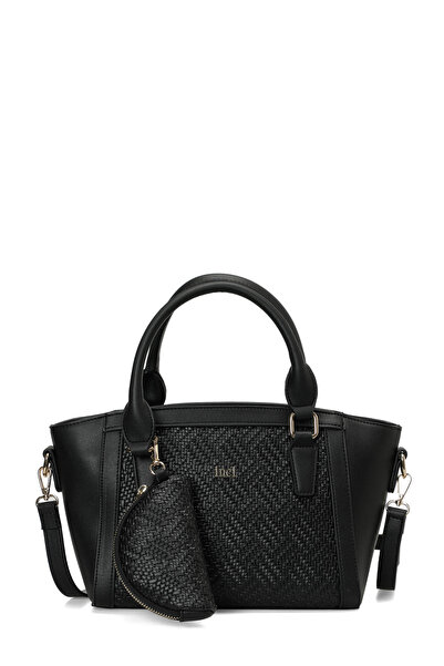 İnci Official INCI LAURA KL 6FX Μαύρη γυναικεία τσάντα ώμου