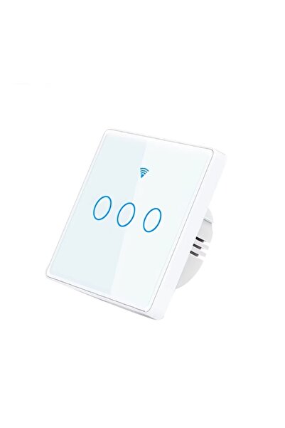 OEM Έξυπνος διακόπτης με ή χωρίς ουδέτερο, Wi-Fi, 10Α, 3 κανάλια, Σκληρυμένο ...