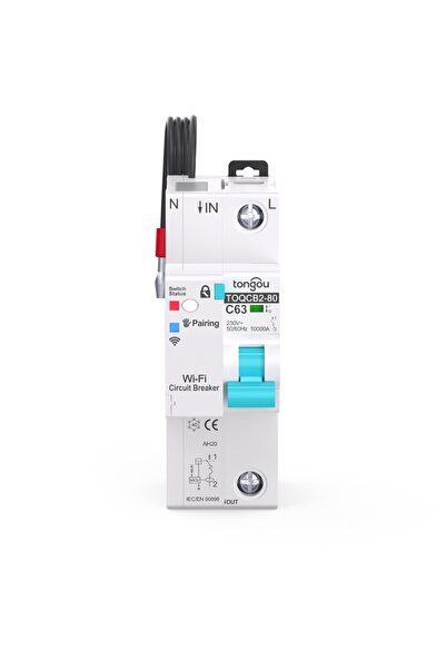TONGOU Έξυπνος Ηλεκτρικός Ασφαλειοδιακόπτης Μικροαυτόματου Διακόπτη (MCB) 1P ...